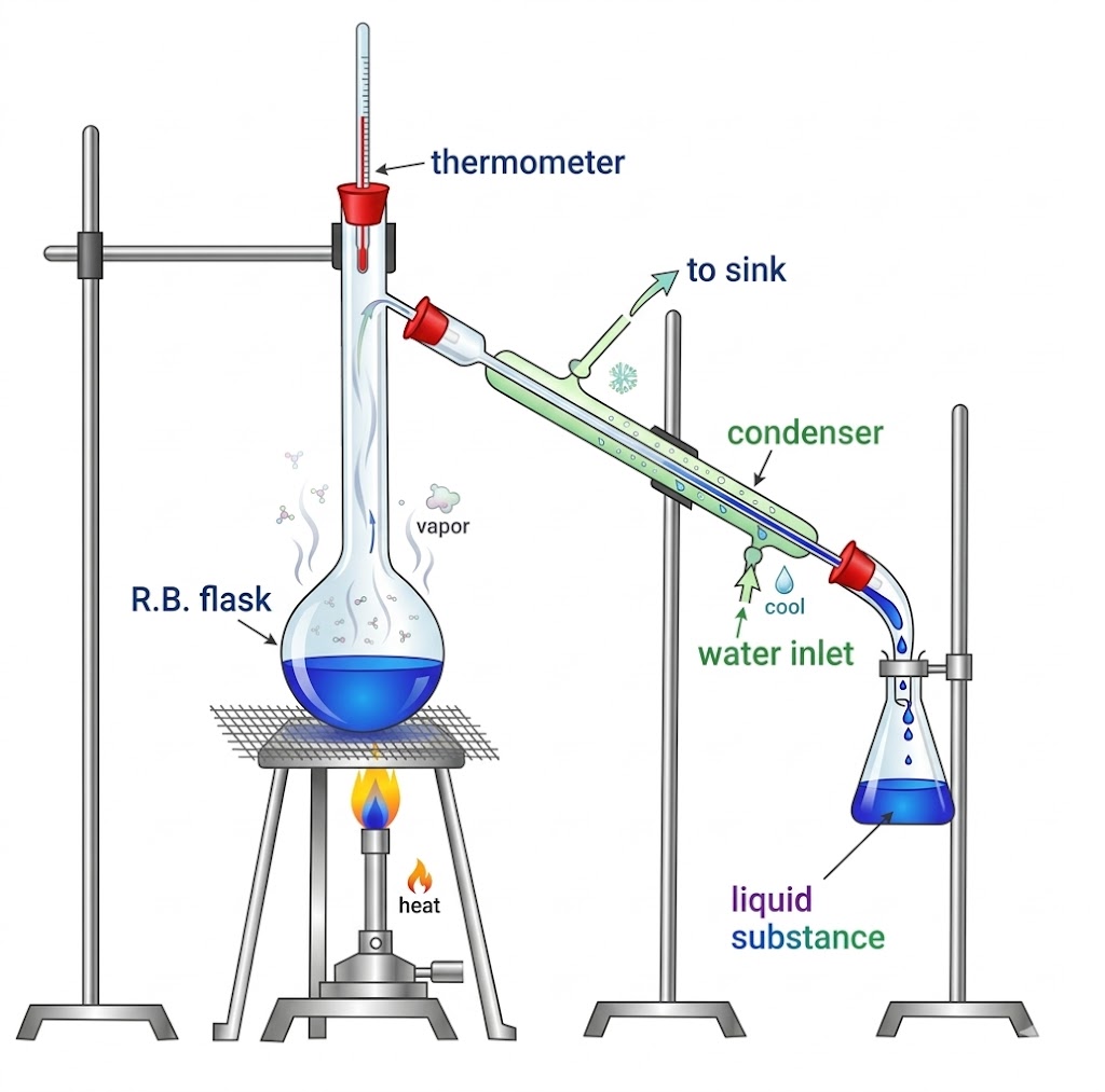 Simple Distillation Apparatus